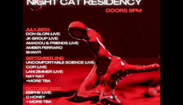 Moor Music Night Cat Residency / 2 Sep